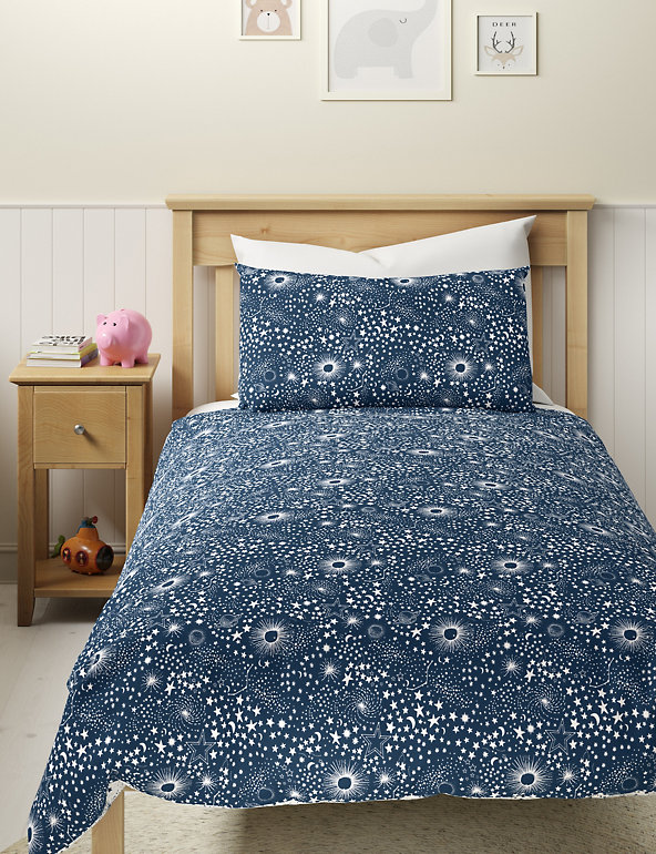 Cotton Blend Constellation Bedding Set, Constellation Duvet Cover Full