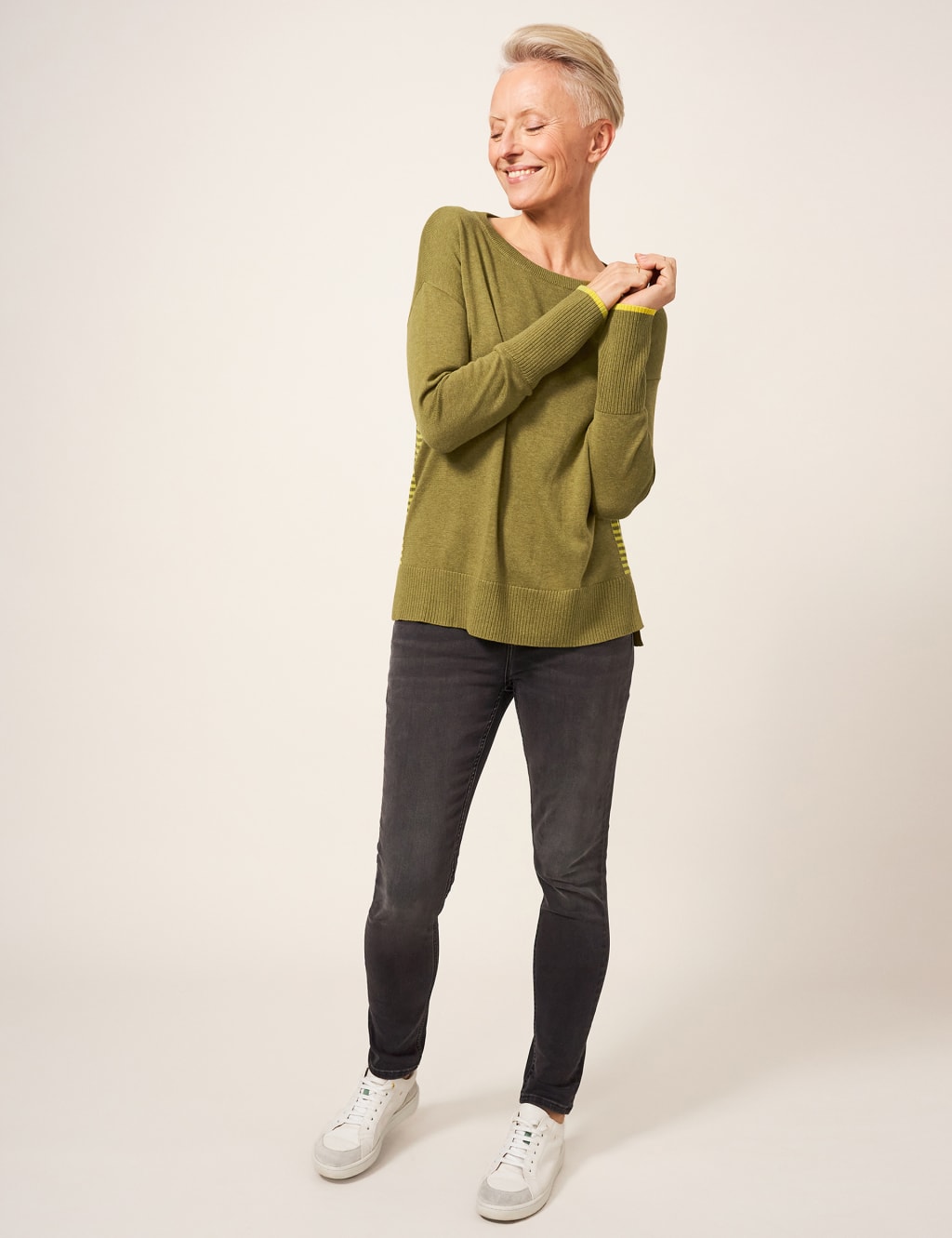 Marks and spencer white jumper sale