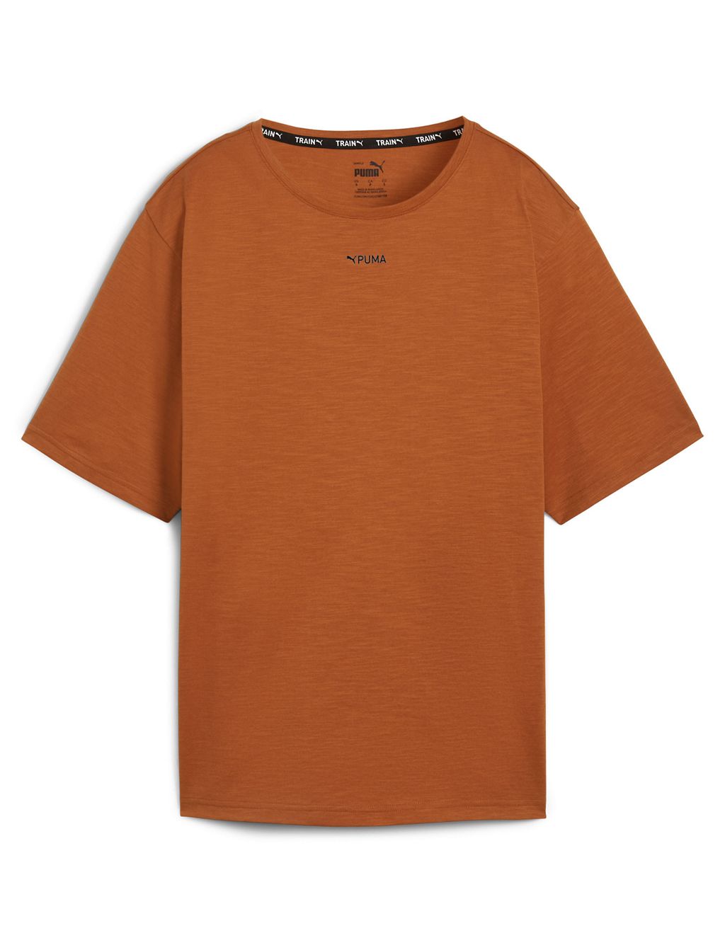 Cotton Blend Crew Neck Oversized T-Shirt 1 of 6