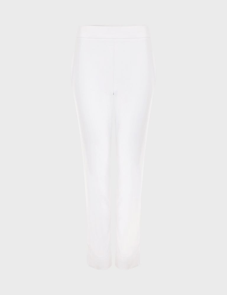 Cotton Blend Cropped Trousers 2 of 6