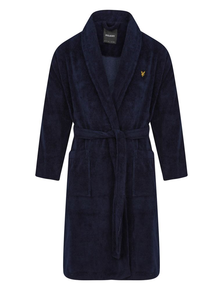 Cotton Blend Dressing Gown 1 of 4