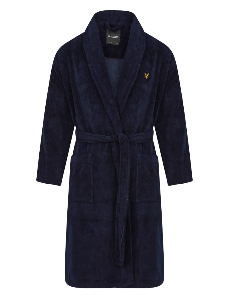 Cotton Blend Dressing Gown 1 of 4