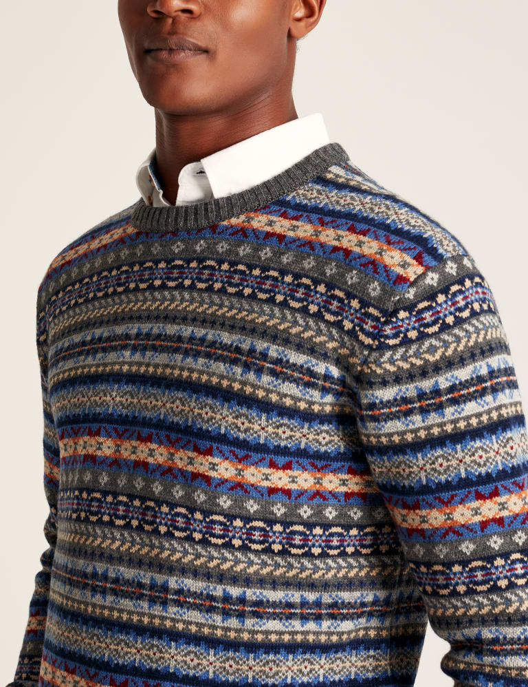 Fair isle jumper outlet mens marks and spencer