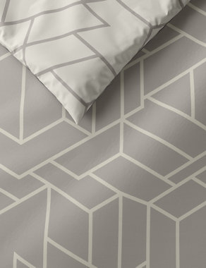 Cotton Blend Geometric Bedding Set Image 2 of 5