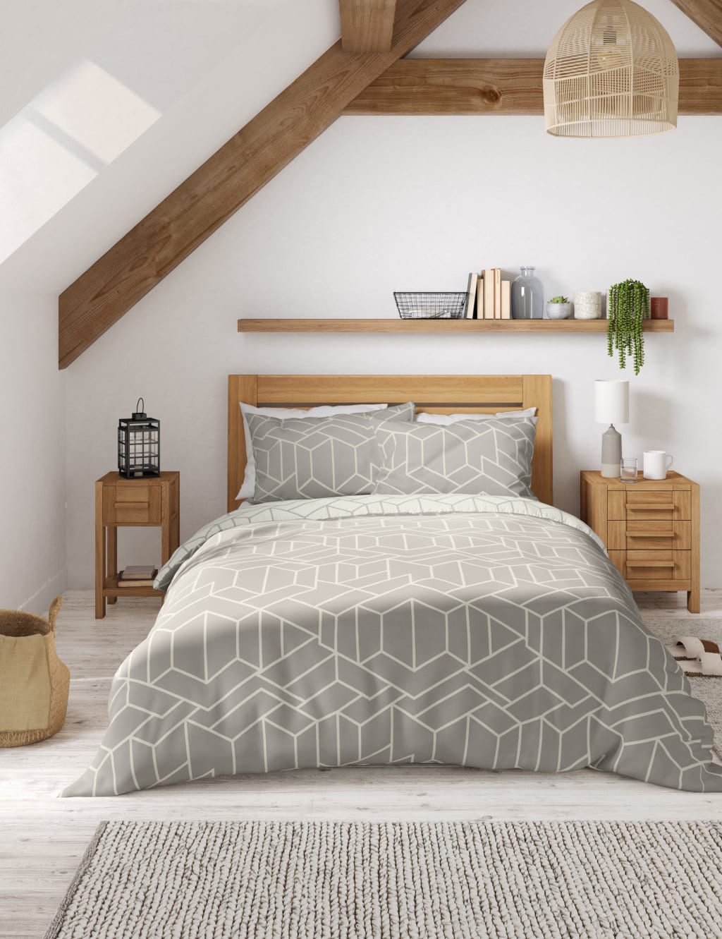 Geometric cot bedding cheap