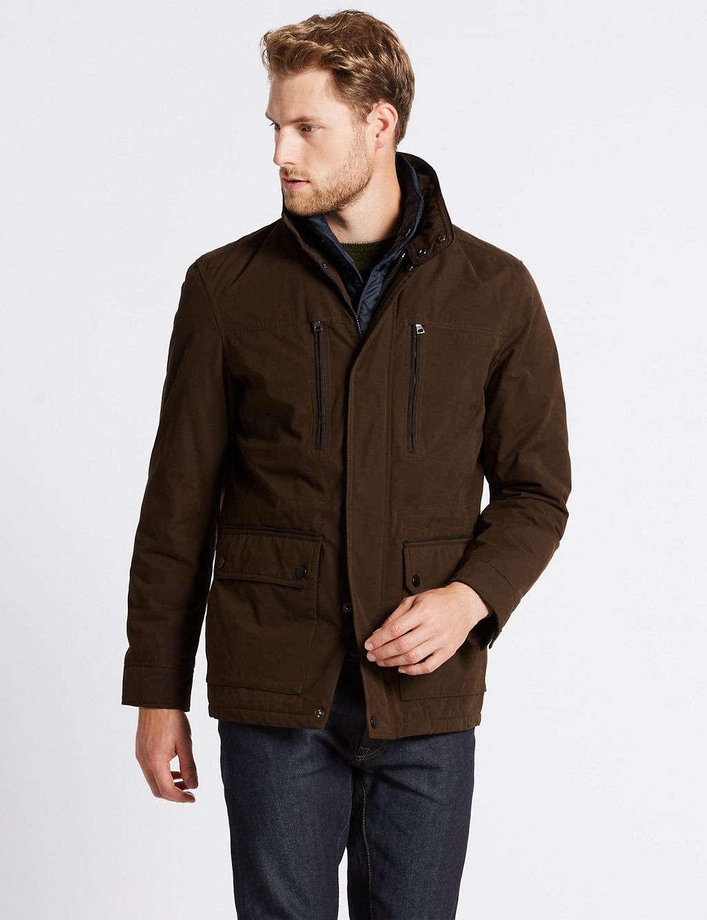 Cotton Blend Jacket with Stormwear™ 3 of 8