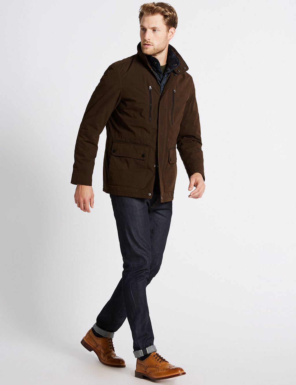 Cotton Blend Jacket with Stormwear™ 2 of 8