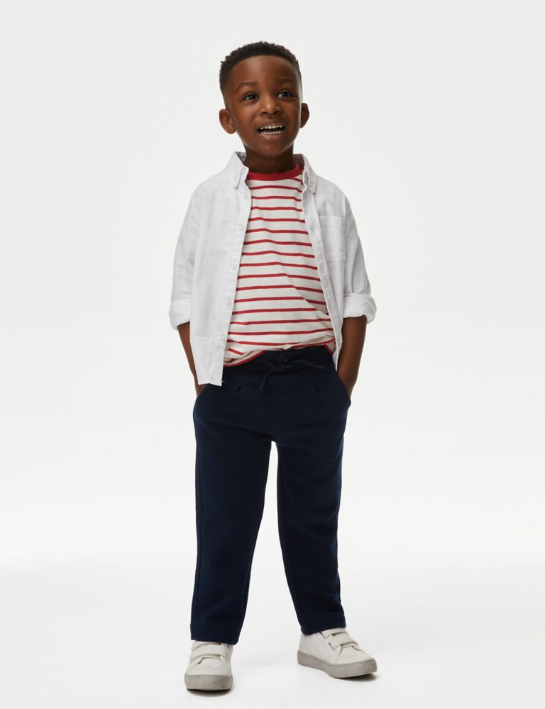 Cotton Blend Joggers (2-8 Yrs) 1 of 5