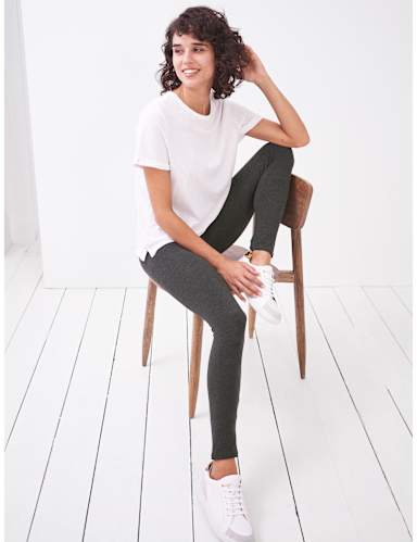 Cotton Blend Leggings 4 of 5