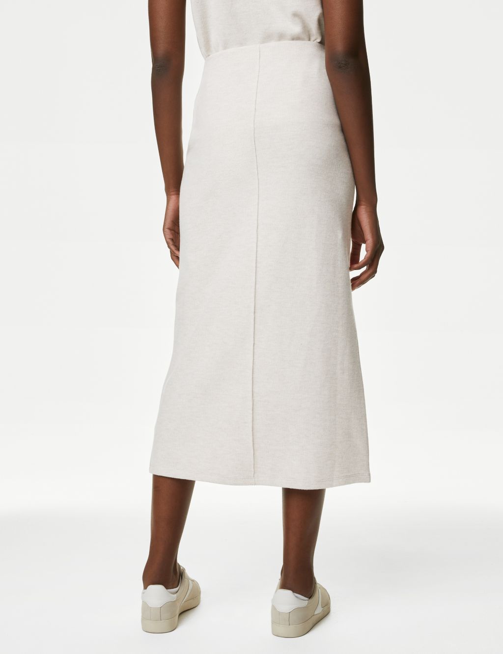 Cotton Blend Midaxi Skirt 5 of 5