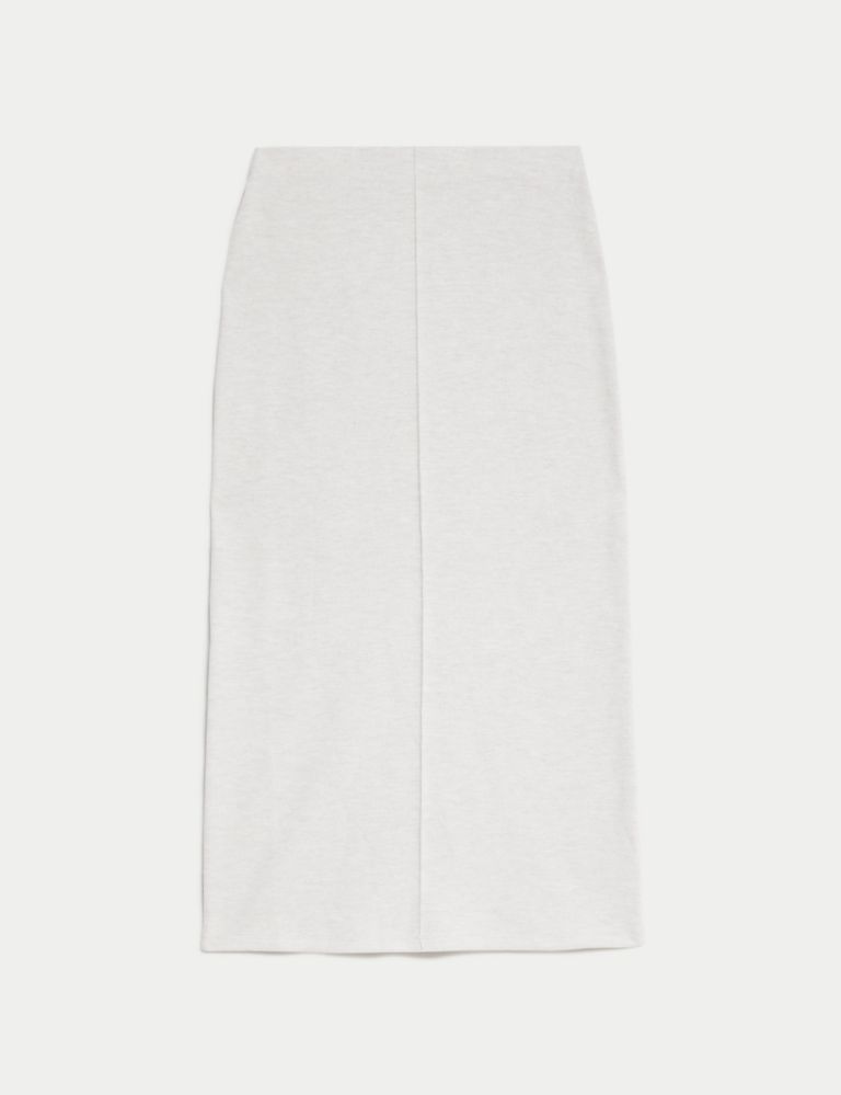Cotton Blend Midaxi Skirt 2 of 5