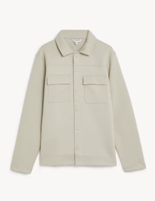 Cotton Blend Overshirt Image 2 of 4