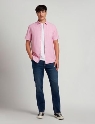 Cotton Blend Oxford Shirt Image 2 of 3