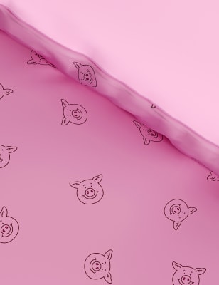 Cotton Blend Percy Pig™ 3D Bedding Set Image 2 of 5