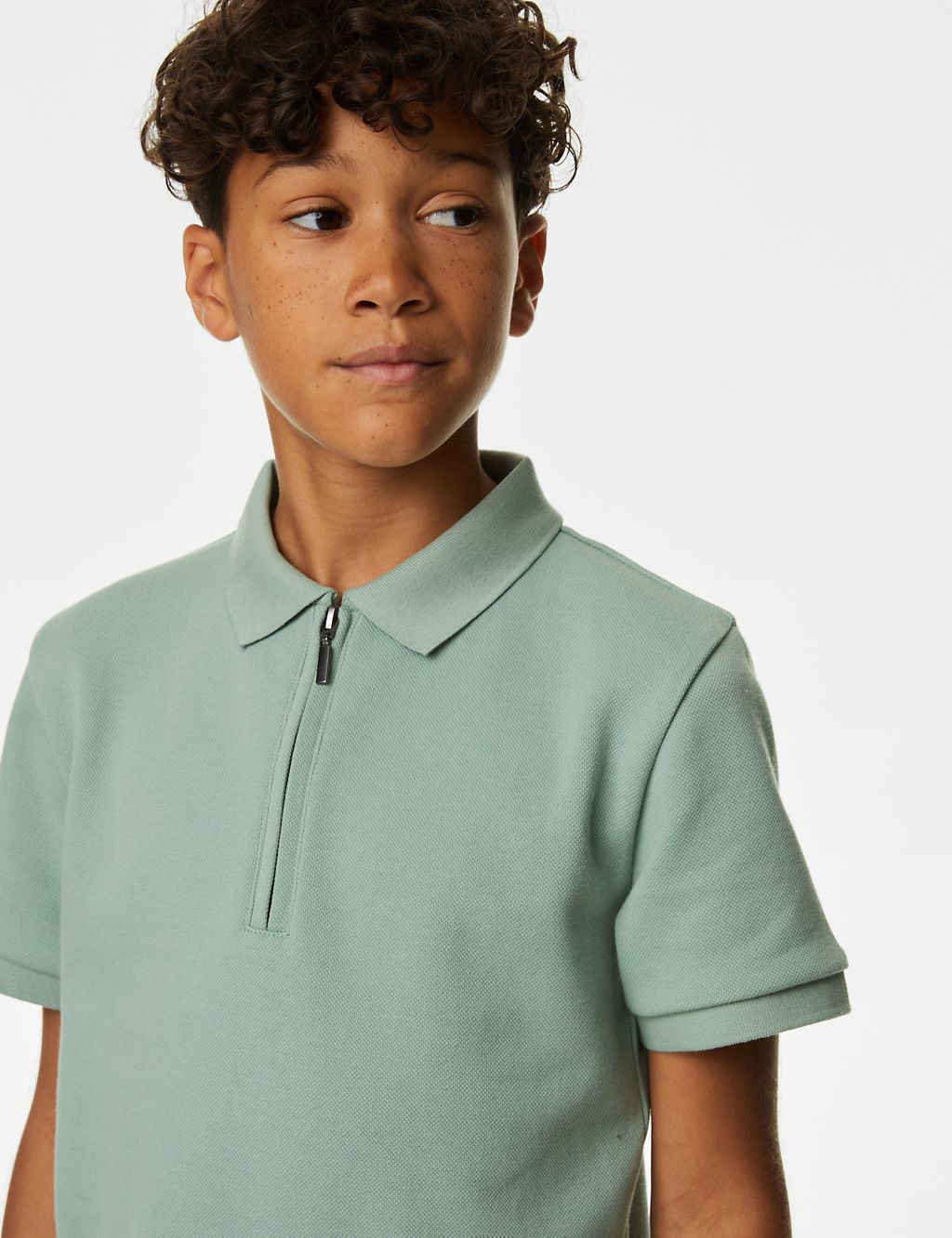 Cotton Blend Polo Shirt and Shorts Set (6-16 Yrs) 2 of 5