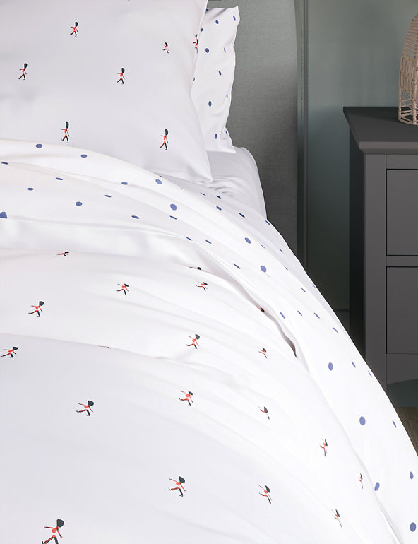 Cotton Blend Queen S Guard Bedding Set, King Size Bed Throws Asda