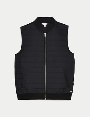 Cotton Blend Quilted Gilet Image 2 of 7