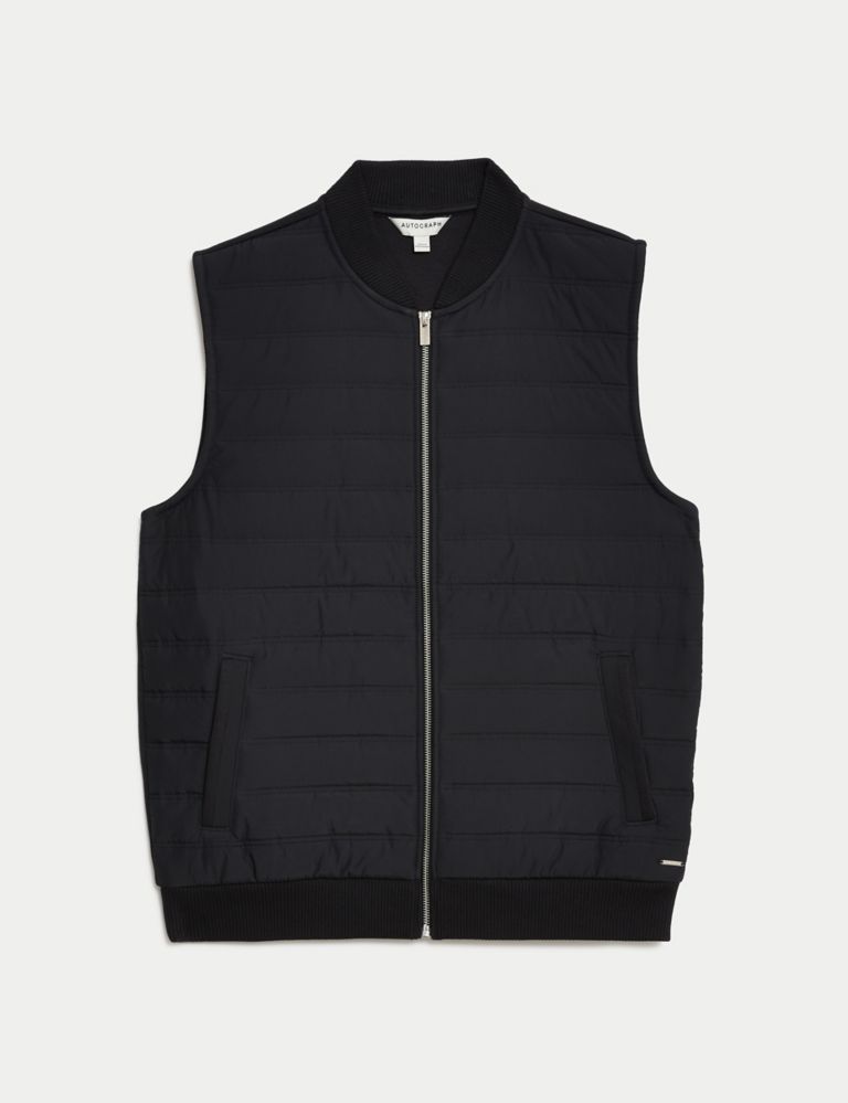 Cotton Blend Quilted Gilet 3 of 7