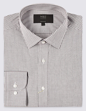 Cotton Blend Regular Fit Shirt Image 2 of 5