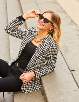 hounds tooth blazer