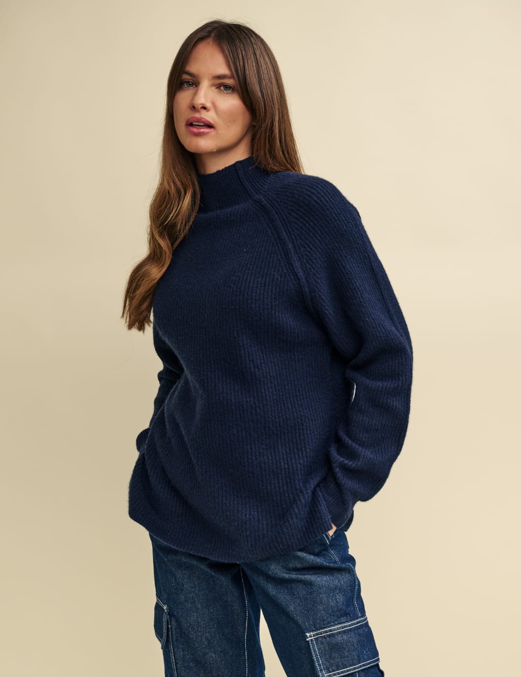 Baby boy roll neck jumper sales