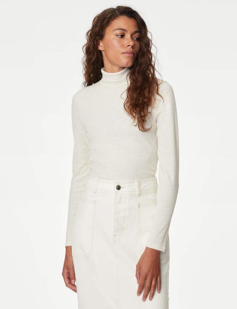 Marks and spencer shop roll neck top