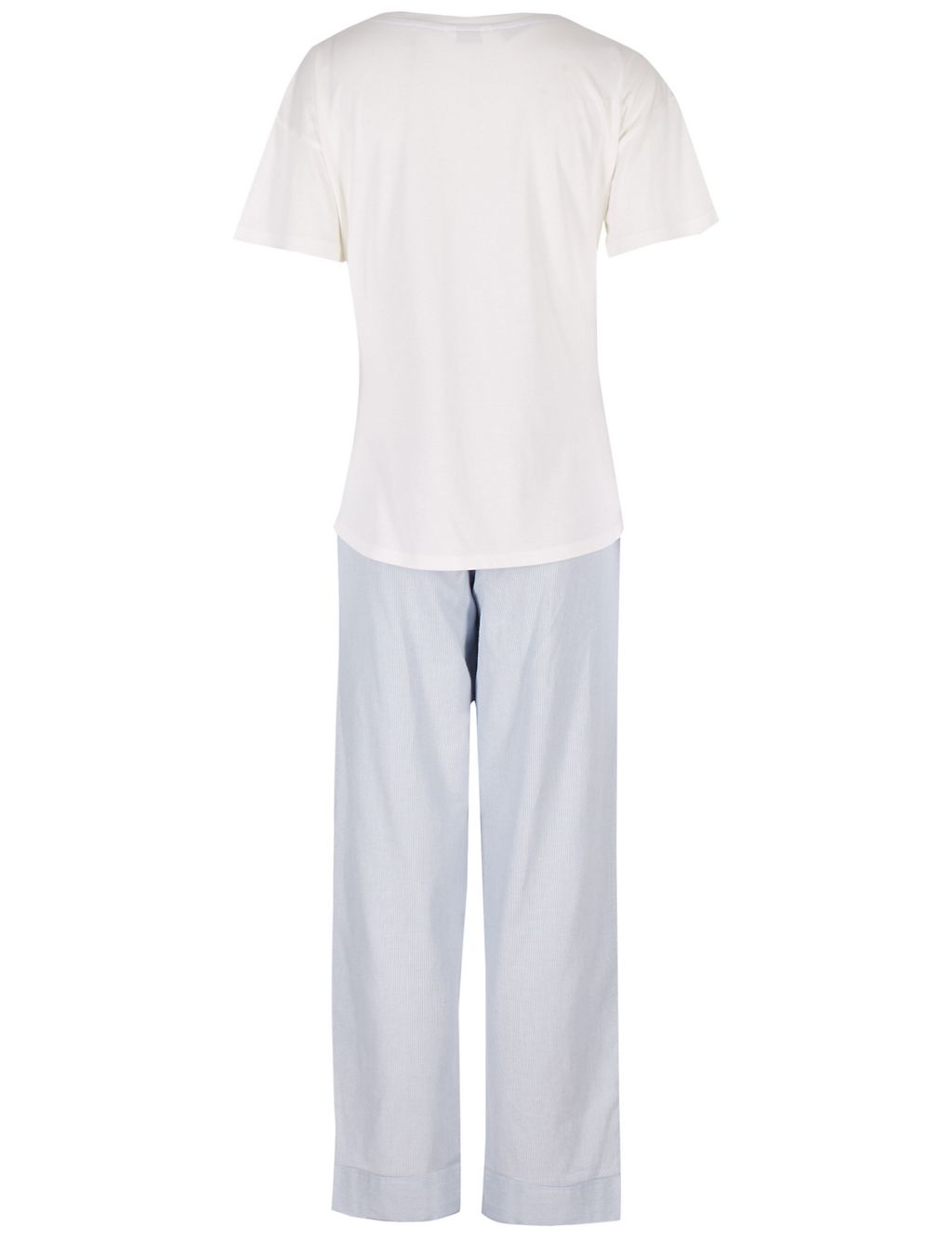 Cotton Blend Short Sleeve Pyjama Set 6 of 6