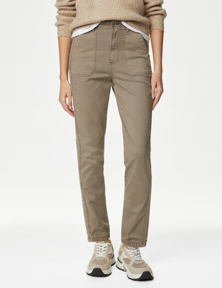 M&s ladies cropped sales joggers
