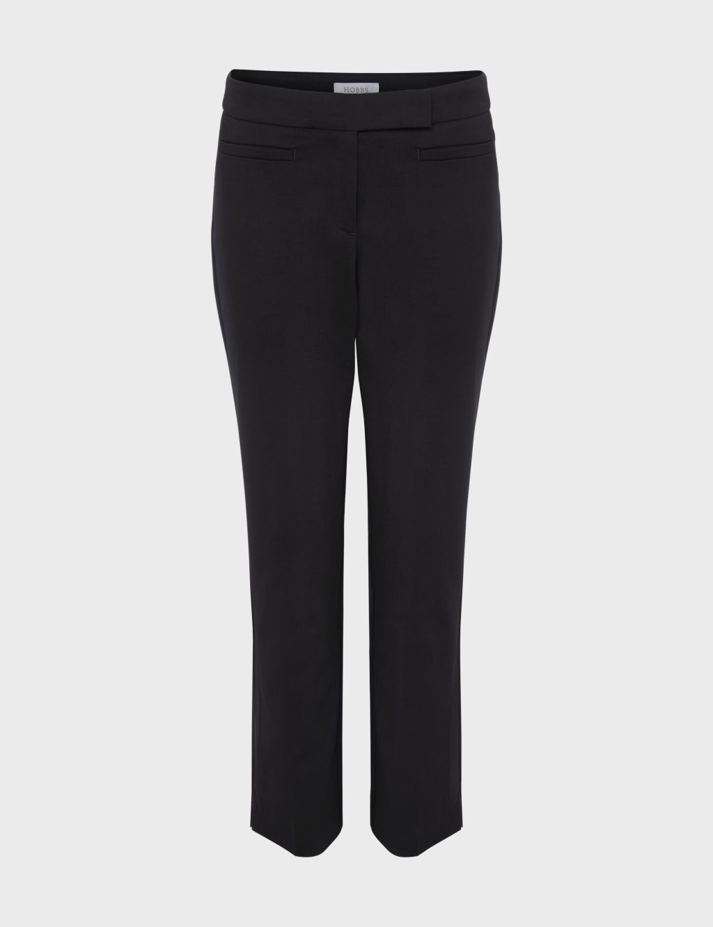 Cotton Blend Slim Fit Trousers 1 of 5