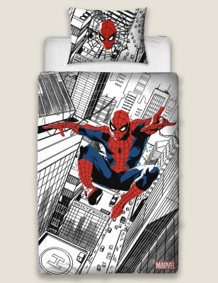 Cotton Blend Spider-Man™ Single Bedding Set | M&S