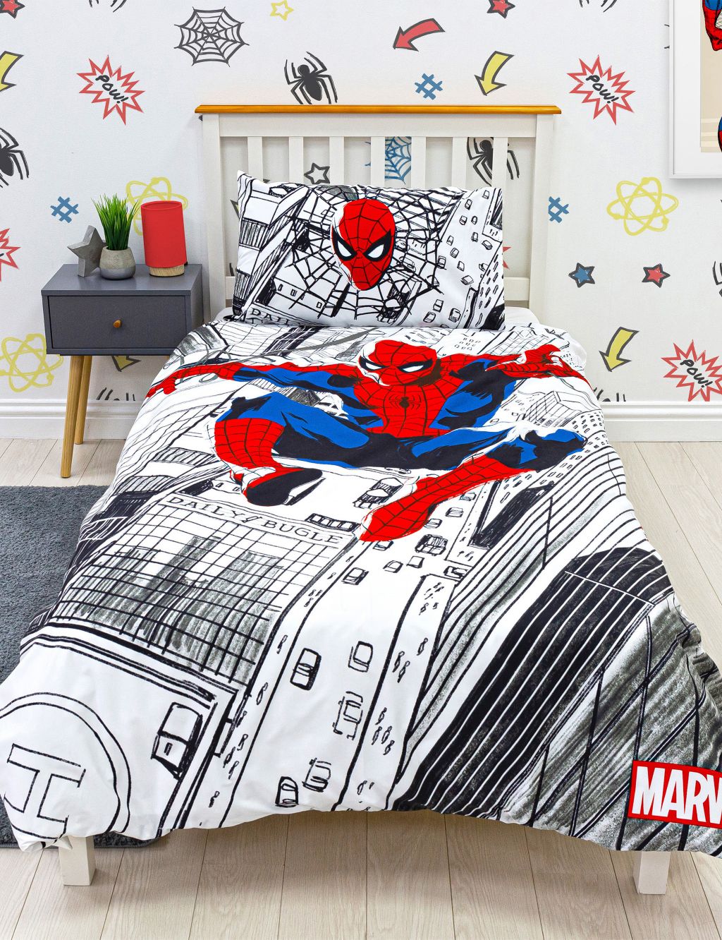 Cotton Blend Spider-Man™ Single Bedding Set 3 of 7