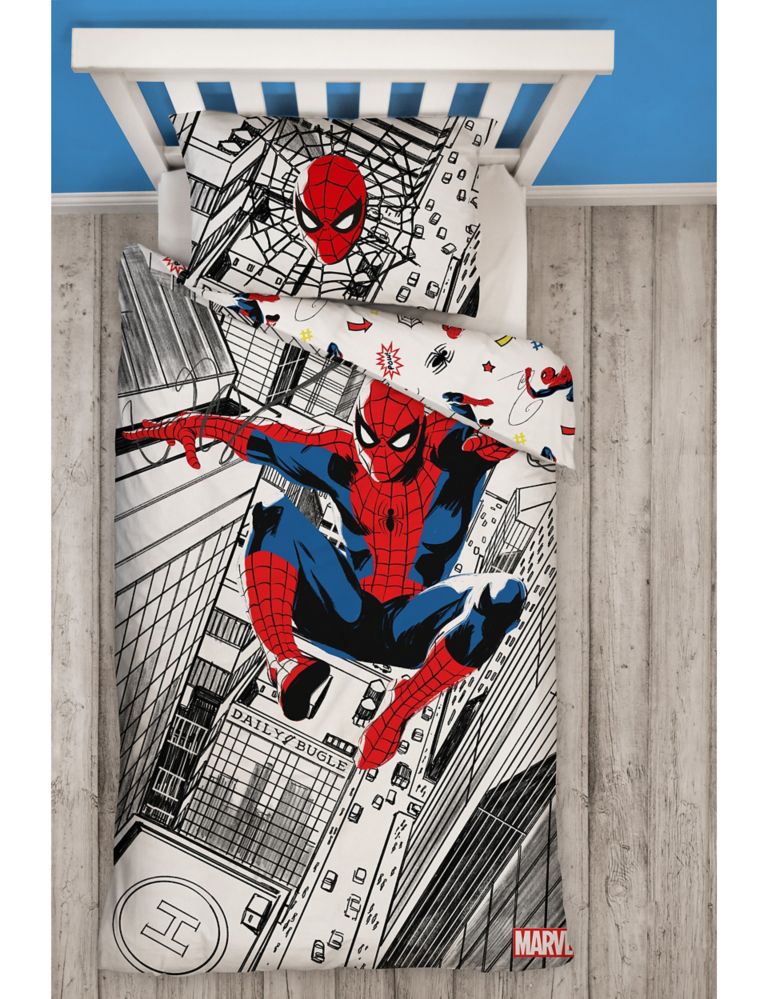 Cotton Blend Spider-Man™ Single Bedding Set 6 of 7