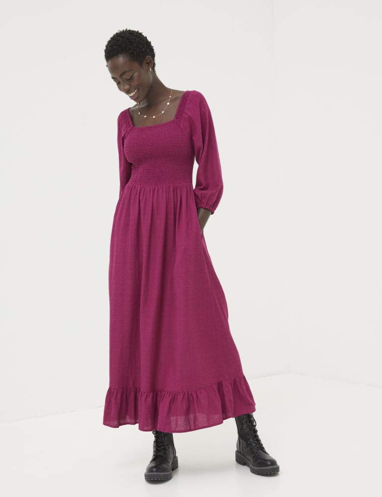 Cotton floaty dresses clearance