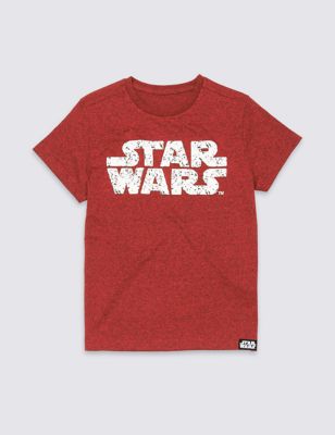 Cotton Blend Star Wars™ Top (3-14 Years) Image 2 of 3