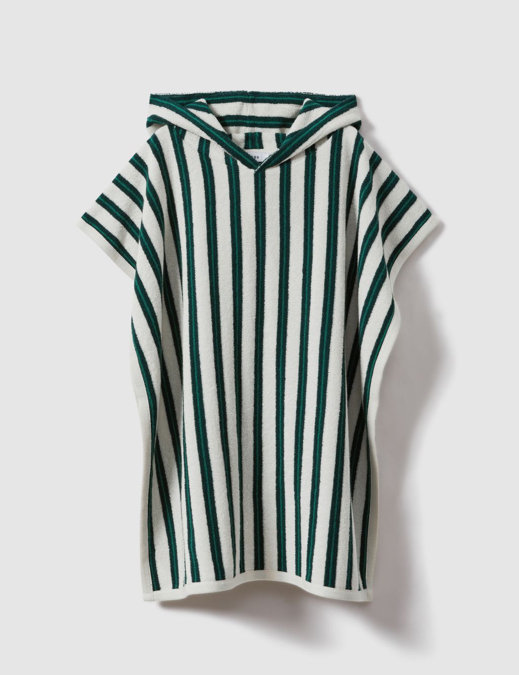 Cotton Blend Striped Hooded Towel(3-9 Yrs) 1 of 4