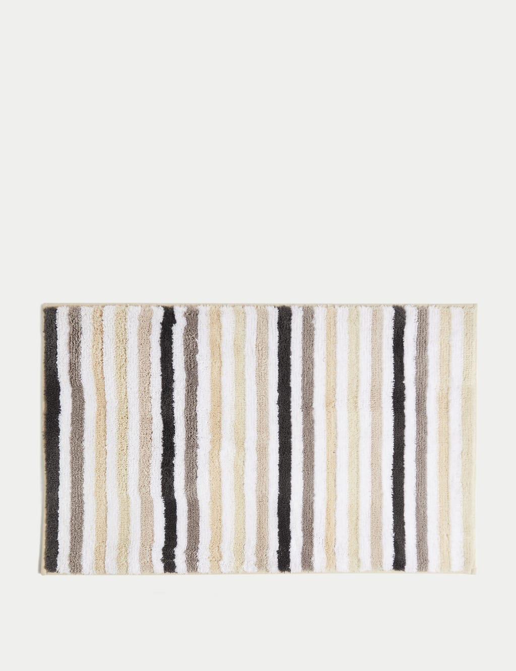 Cotton Blend Striped Quick Dry Bath Mat | M&S Collection | M&S