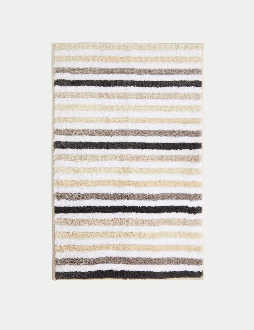 Cotton Blend Striped Quick Dry Bath Mat | M&S Collection | M&S