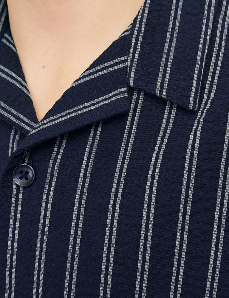 Cotton Blend Striped Shirt (8-16 Yrs) 6 of 6