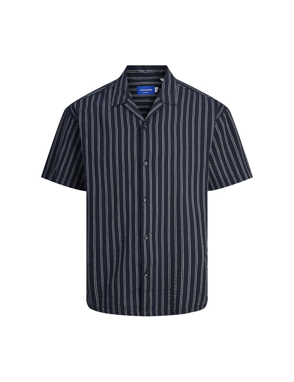 Cotton Blend Striped Shirt (8-16 Yrs) 1 of 6