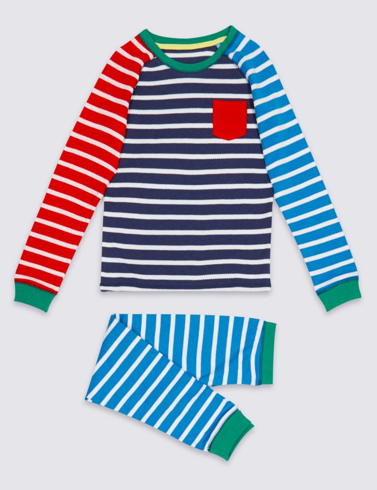 Cotton Blend Striped Thermal Set (18 Months - 16 Years) 2 of 5