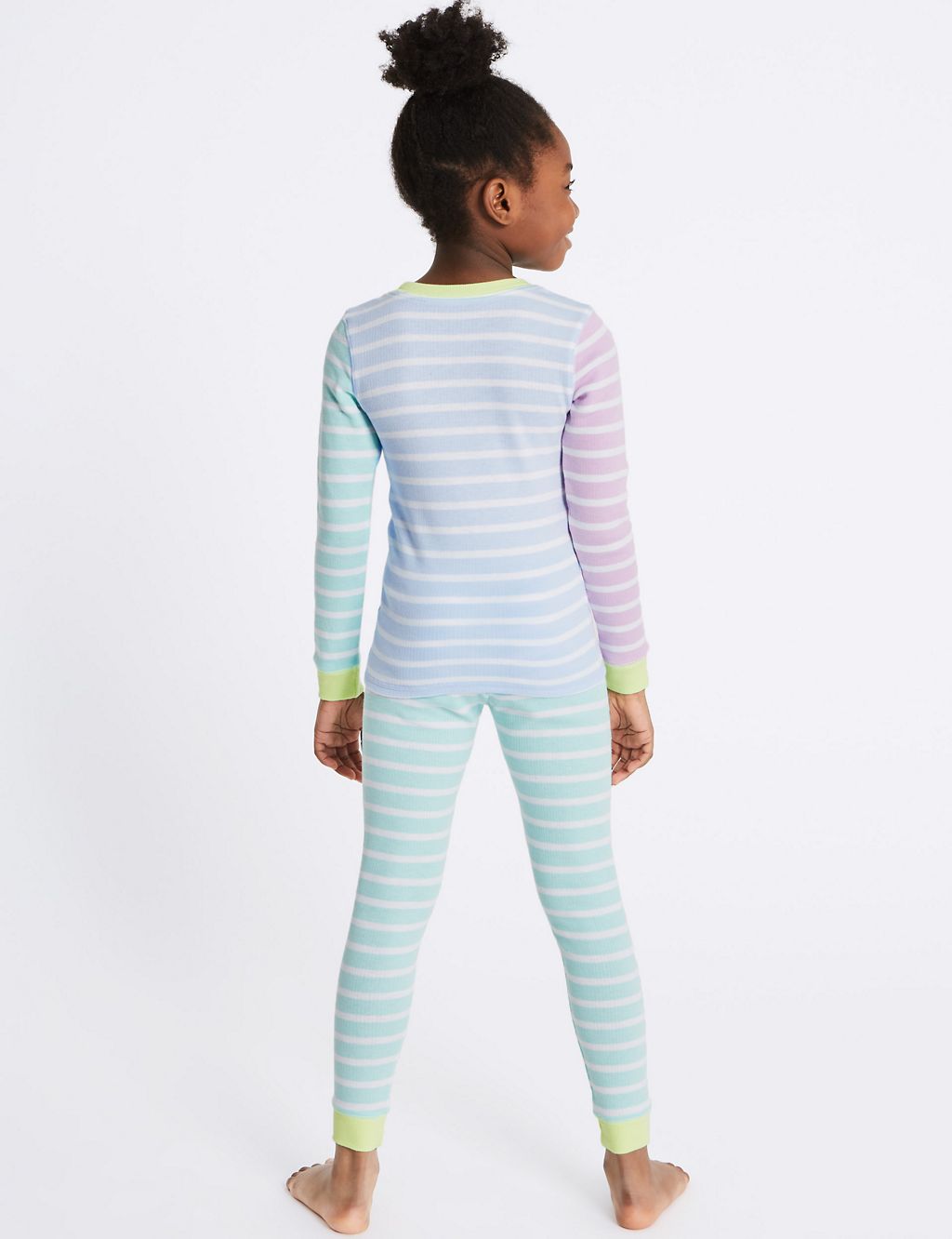 Cotton Blend Striped Thermal Set (18 Months - 16 Years) 2 of 5