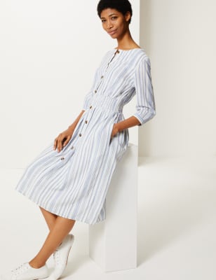 Midi dress clearance m&s