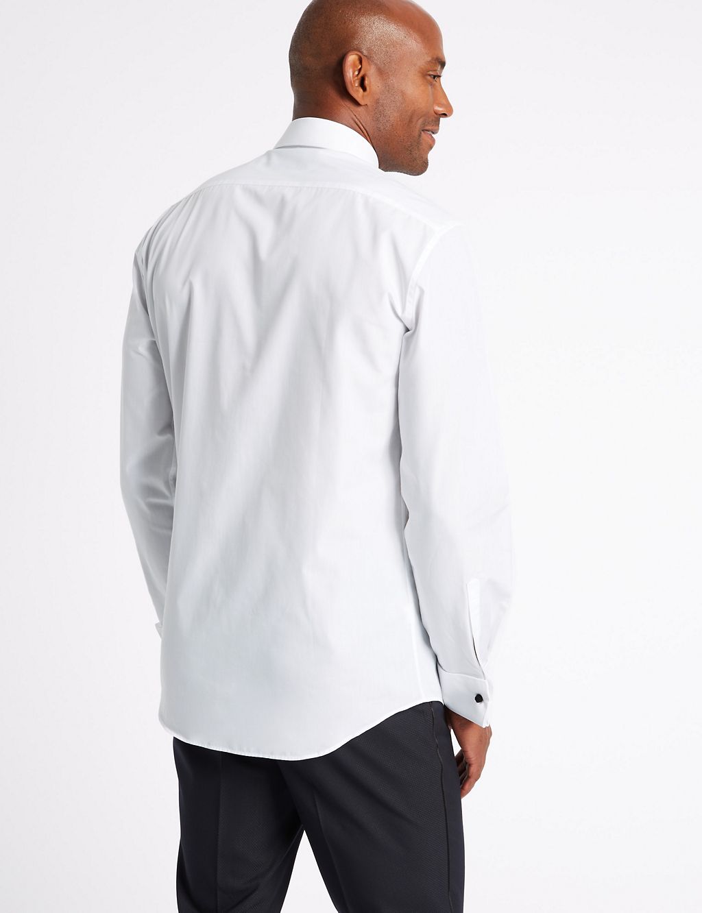 Cotton Blend Tailored Fit Dinner Shirt 4 of 6