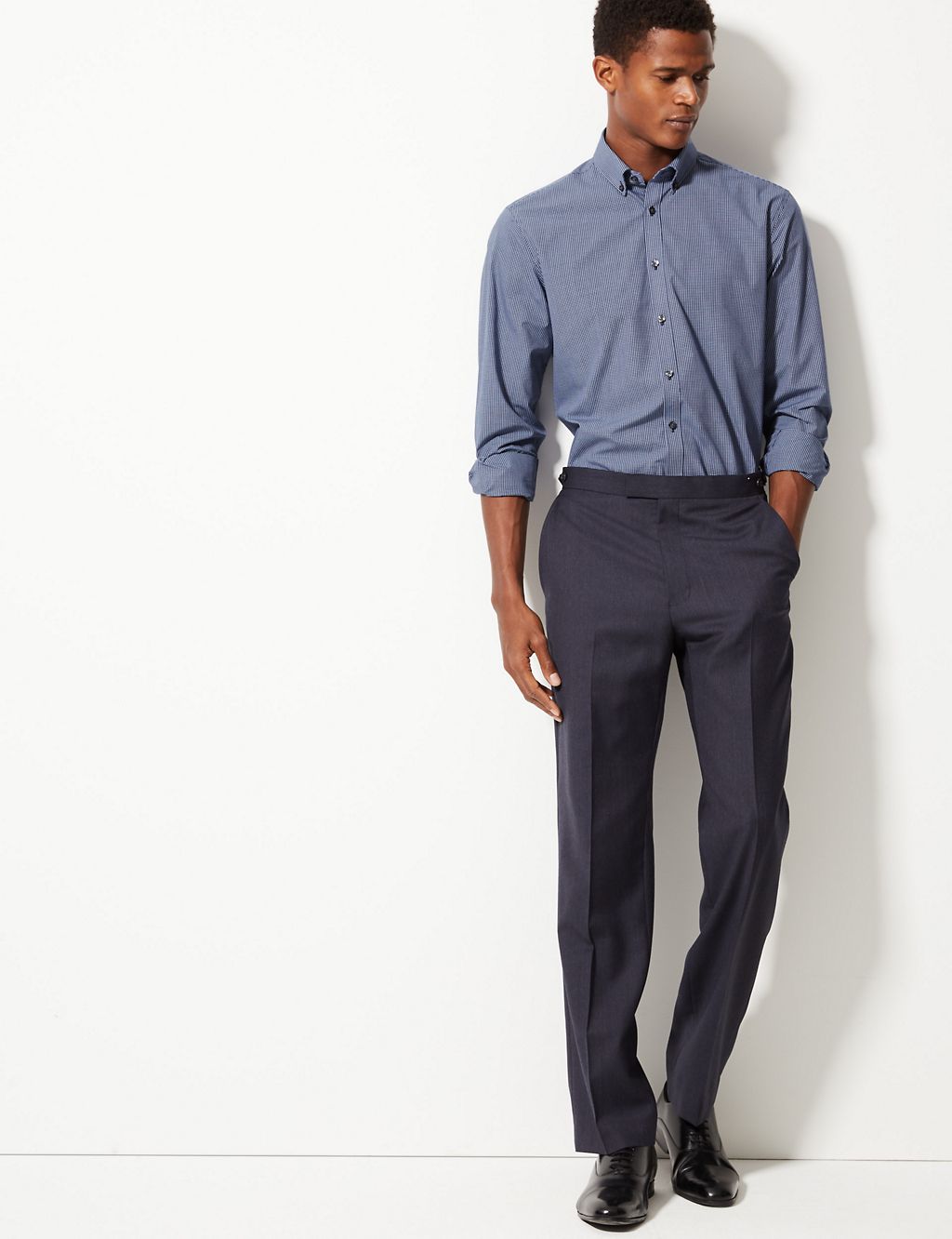 Cotton Blend Tailored Fit Shirt 2 of 4
