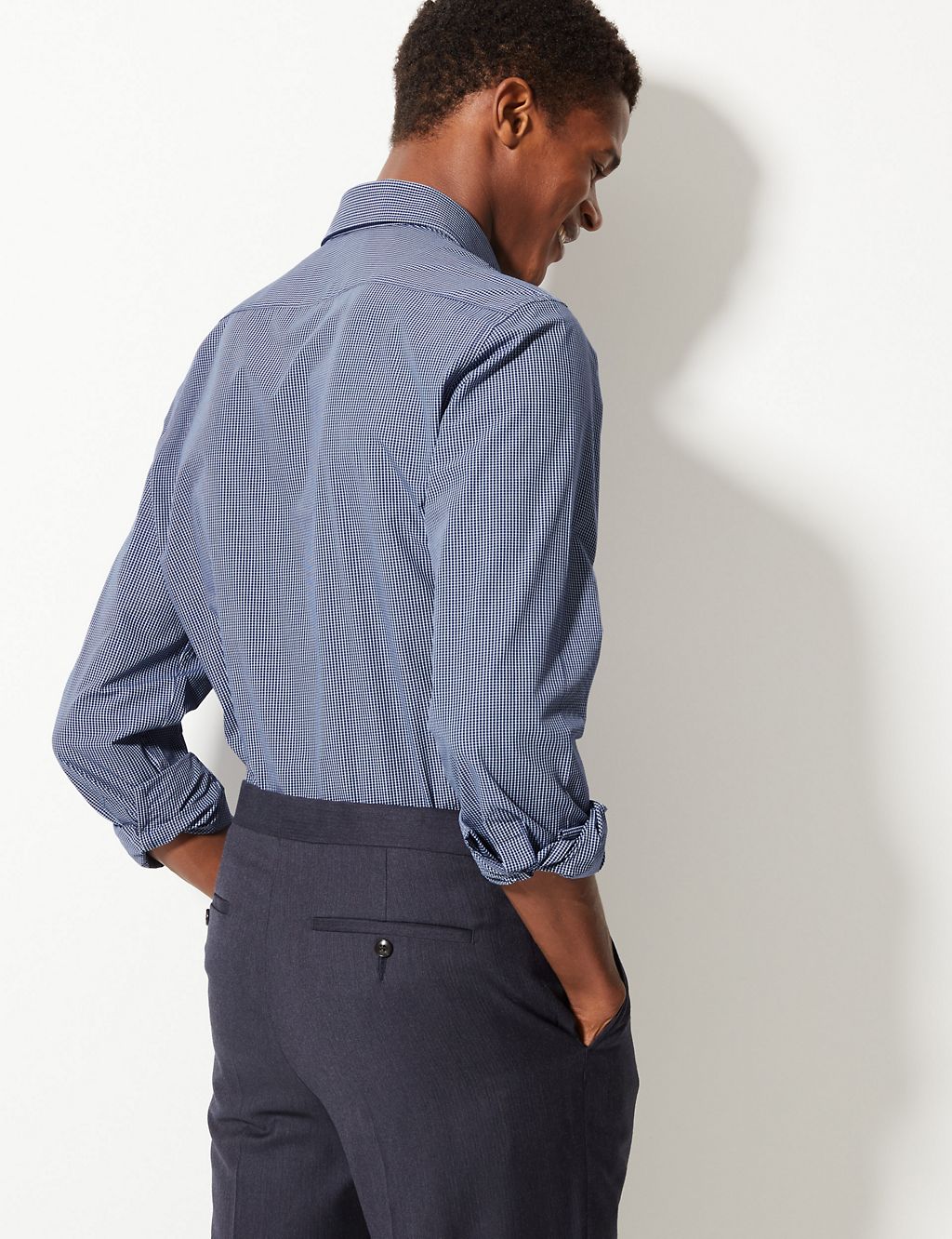 Cotton Blend Tailored Fit Shirt 4 of 4