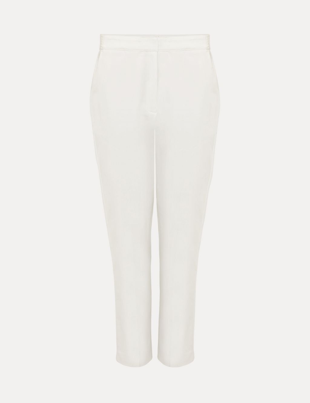 Cotton Blend Tapered Trousers 1 of 7