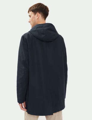 technical hooded parka