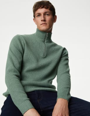 PETITE Ribbed Jumper, M&S Collection