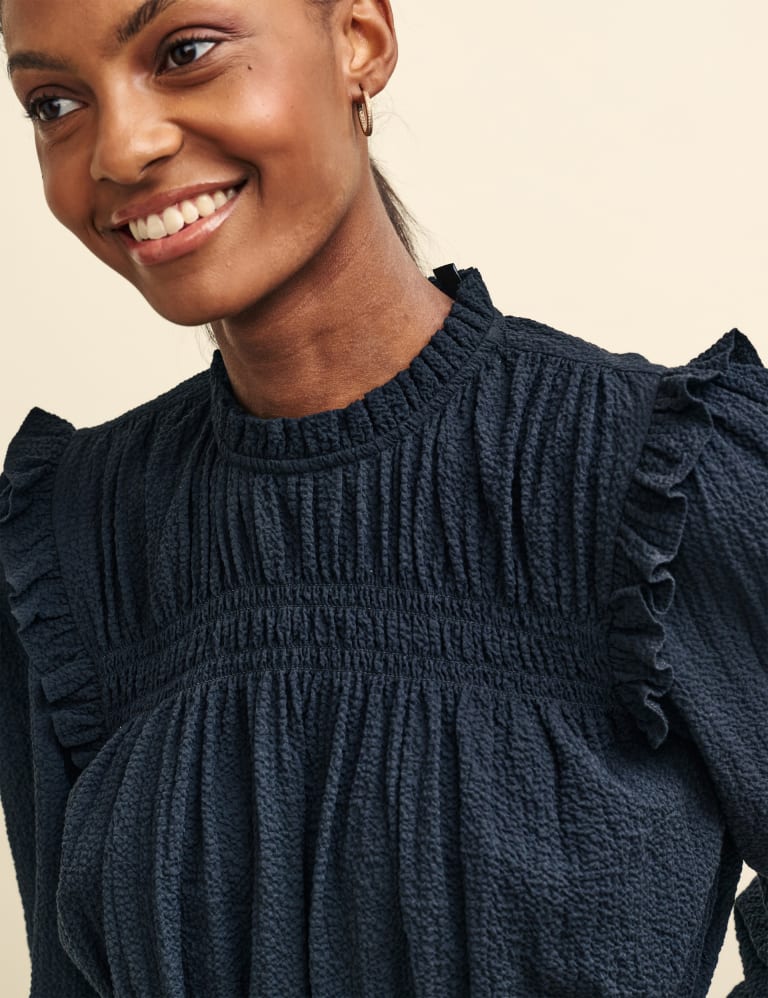 High neck blouse dress sales