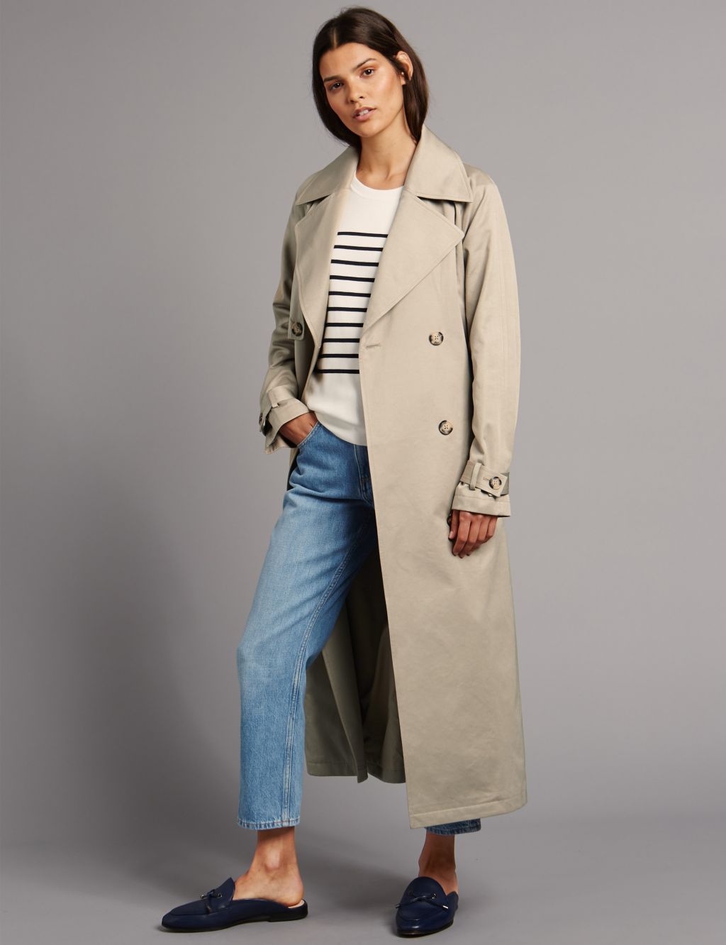 Cotton Blend Trench Coat with Stormwear™ 3 of 5